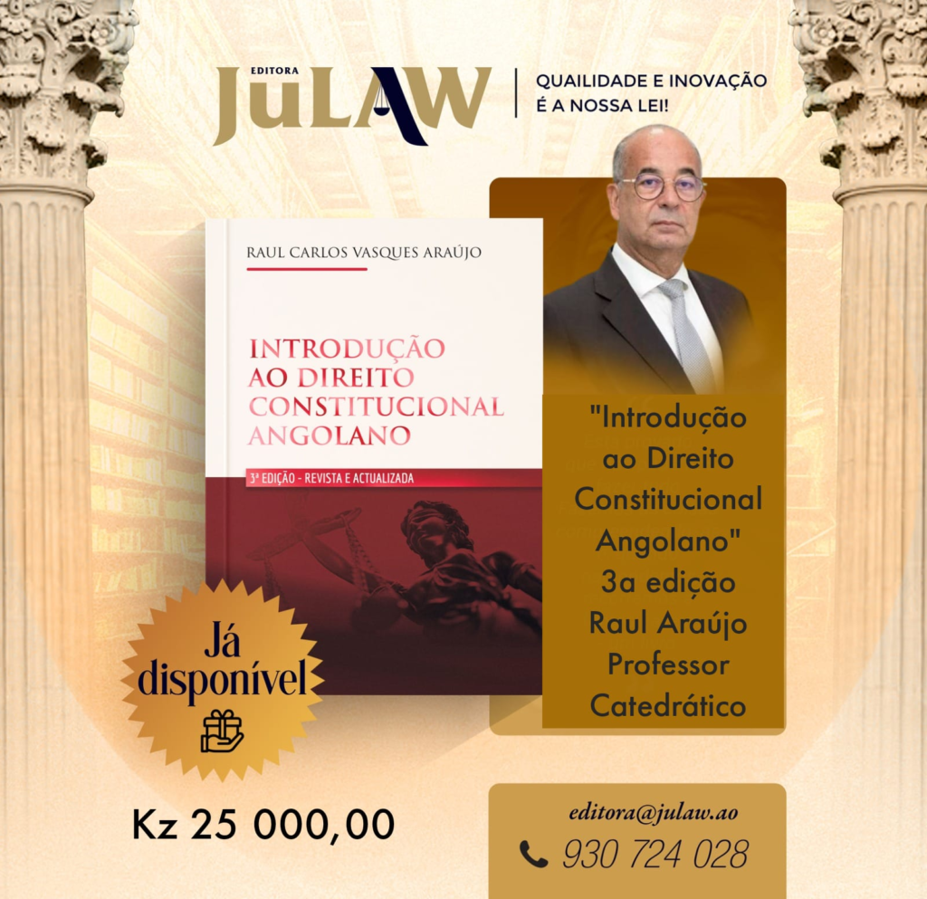 Livro Introdução ao Direito Constitucional Angolano de Raul Araújo já