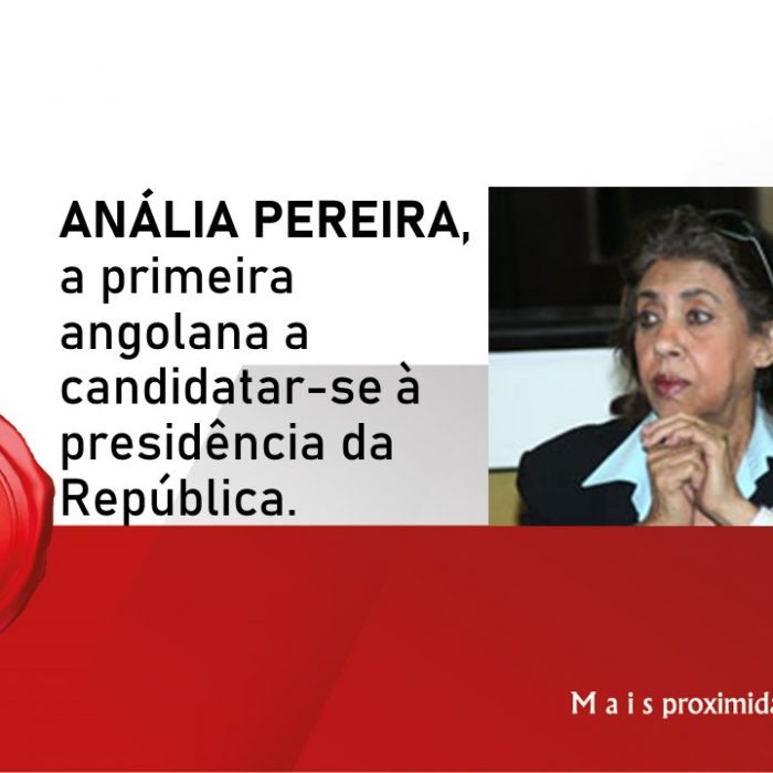 Anália Pereira, a primeira mulher a candidatar-se à presidência da República