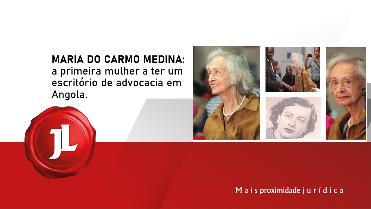 Você está visualizando atualmente Maria do Carmo Medina: a primeira mulher a ter escritório de advocacia em Angola.