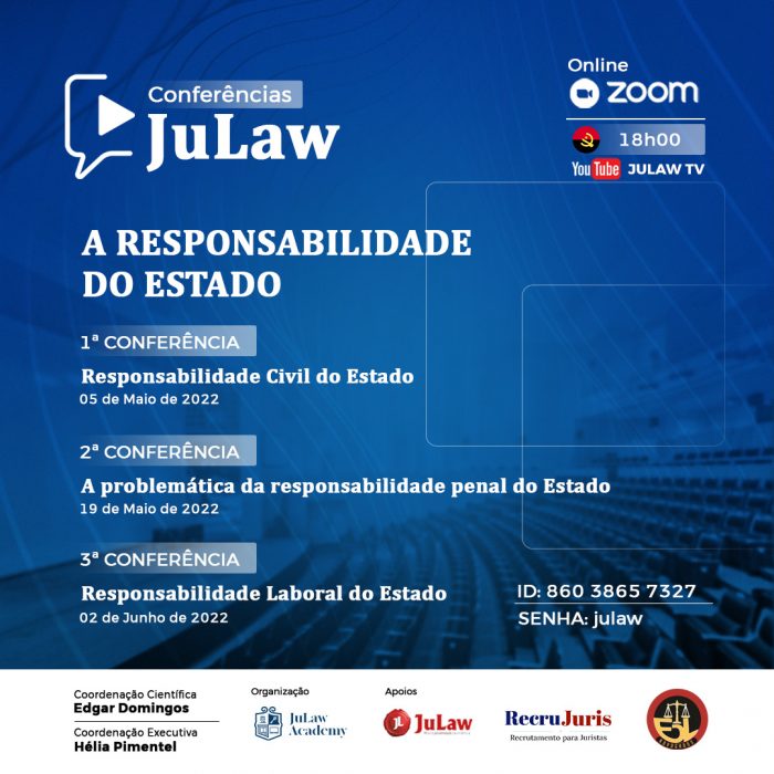 CONFERÊNCIAS JULAW – RESPONSABILIDADE DO ESTADO