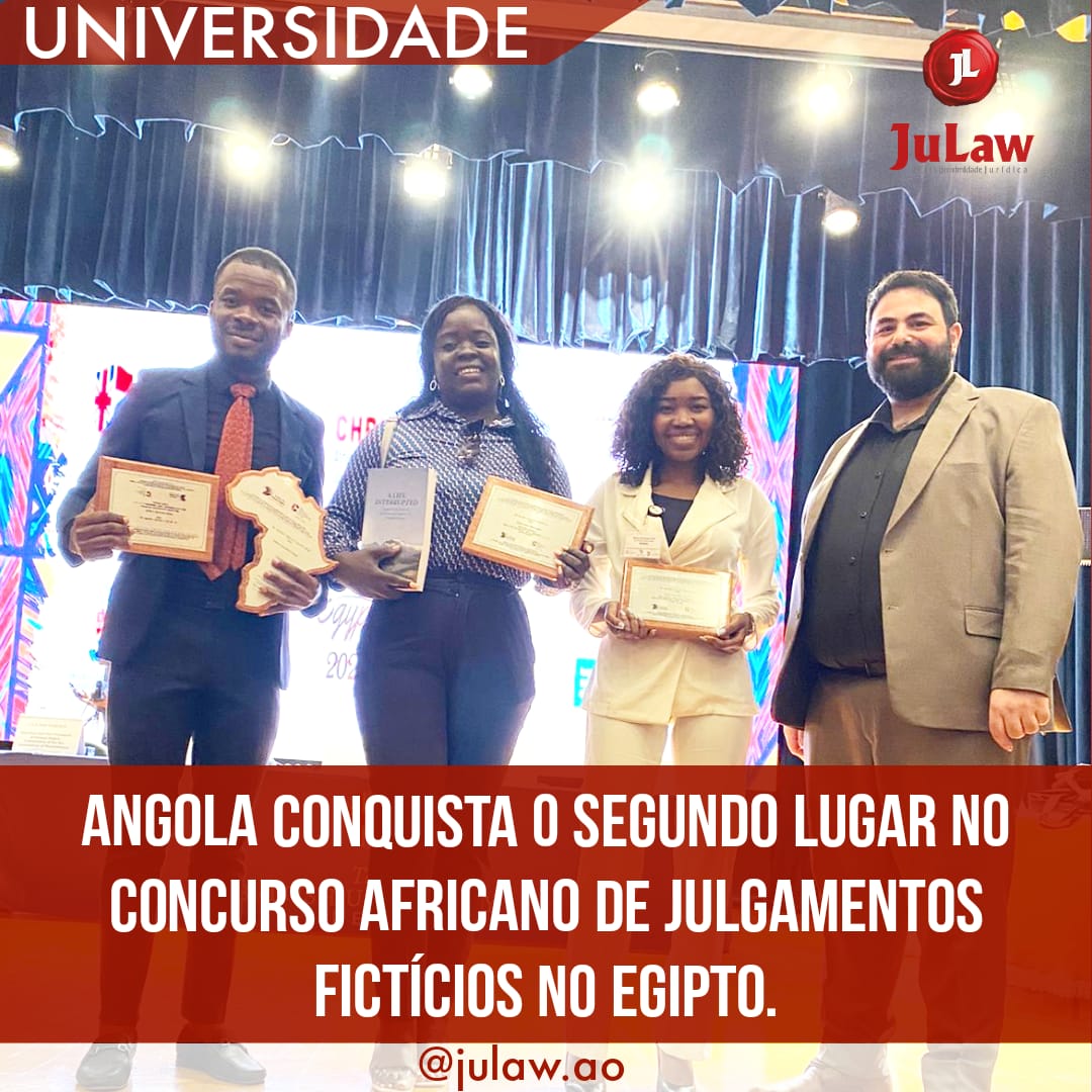 Você está visualizando atualmente ANGOLA CONQUISTA O SEGUNDO LUGAR NO CONCURSO AFRICANO DE JULGAMENTOS FICTÍCIOS NO EGIPTO