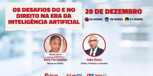 LIVE – OS DESAFIOS DO E NO DIREITO NA ERA DA INTELIGÊNCIA ARTIFICIAL