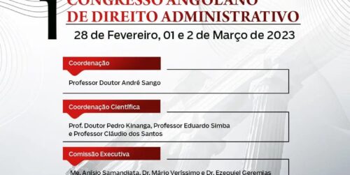 I Congresso Angolano de Direito Administrativo