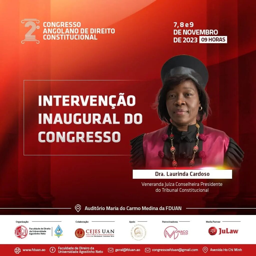 Intervenção Inaugural do Congresso Angolano de Direito Constitucional