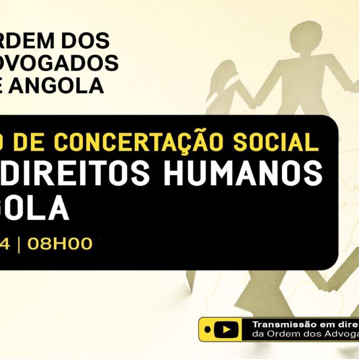 OAA realiza Encontro de Concertação Social sobre Direitos Humanos em Angola